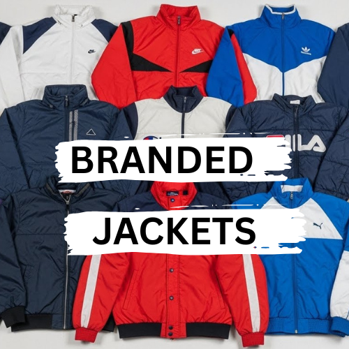 Branded jackets.